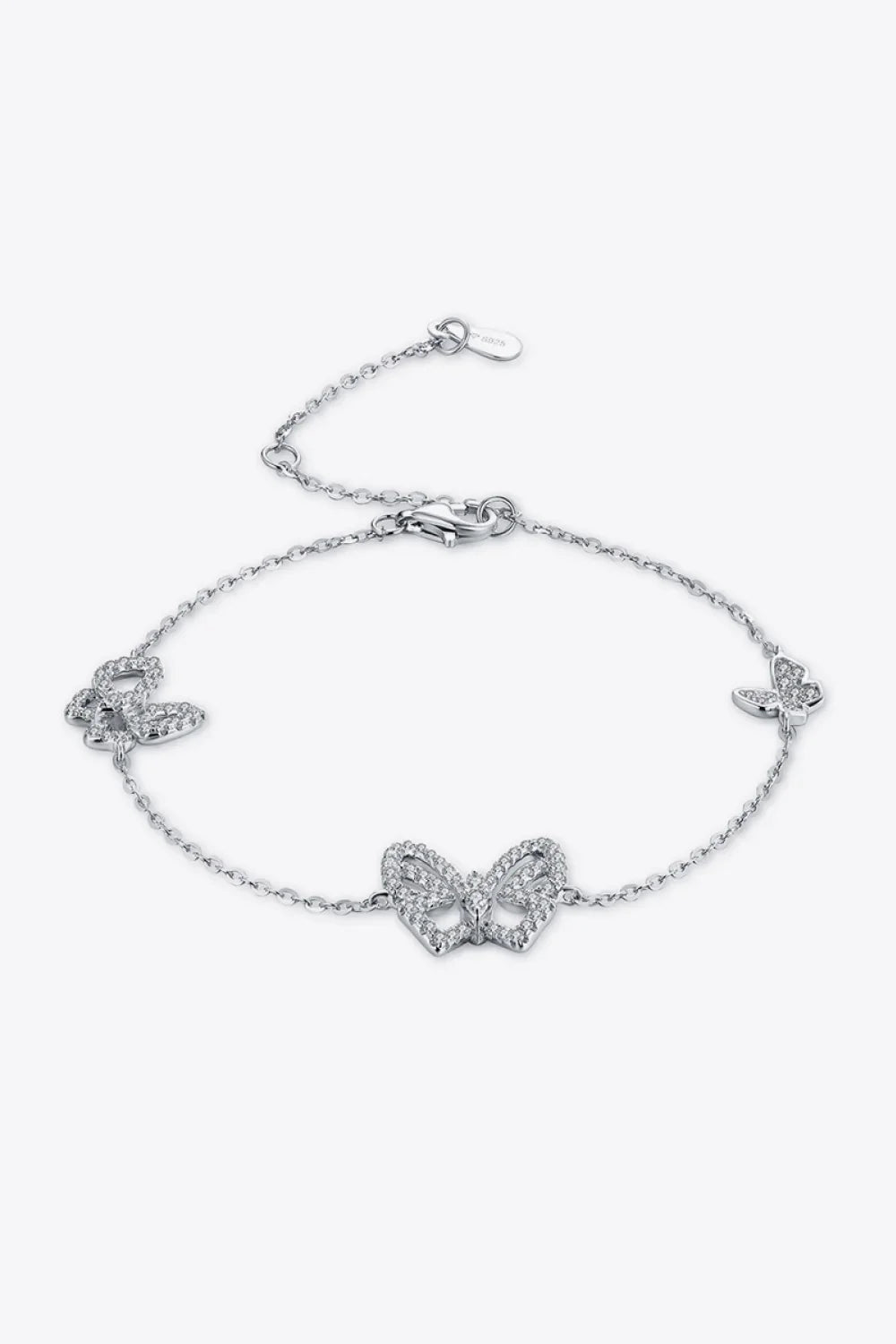 Moissanite Butterfly Shape Bracelet - VAleG