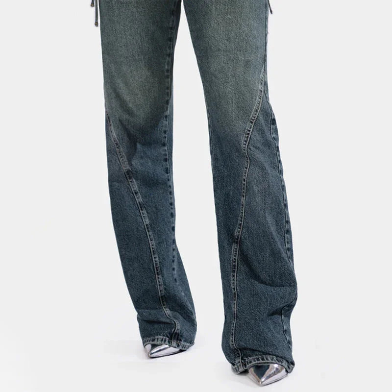Loose And Simple All-match Denim Trousers Women - VAleG