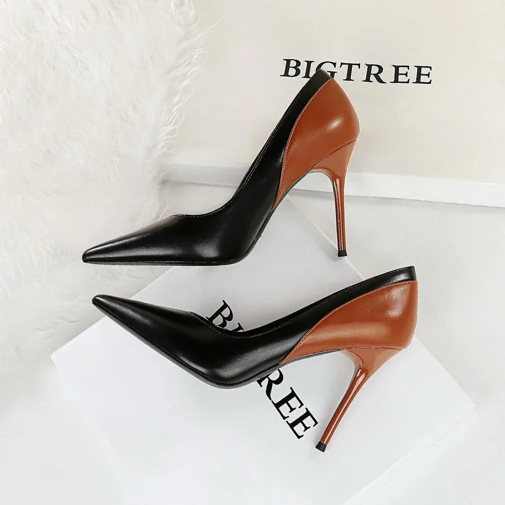 Retro Style High Heels Stiletto Heel Banquet Women - VAleG