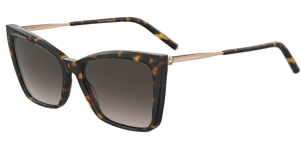 Occhiali da Sole Carolina Herrera HER0180/S Havana Gold Donna - Luxury Eyewear