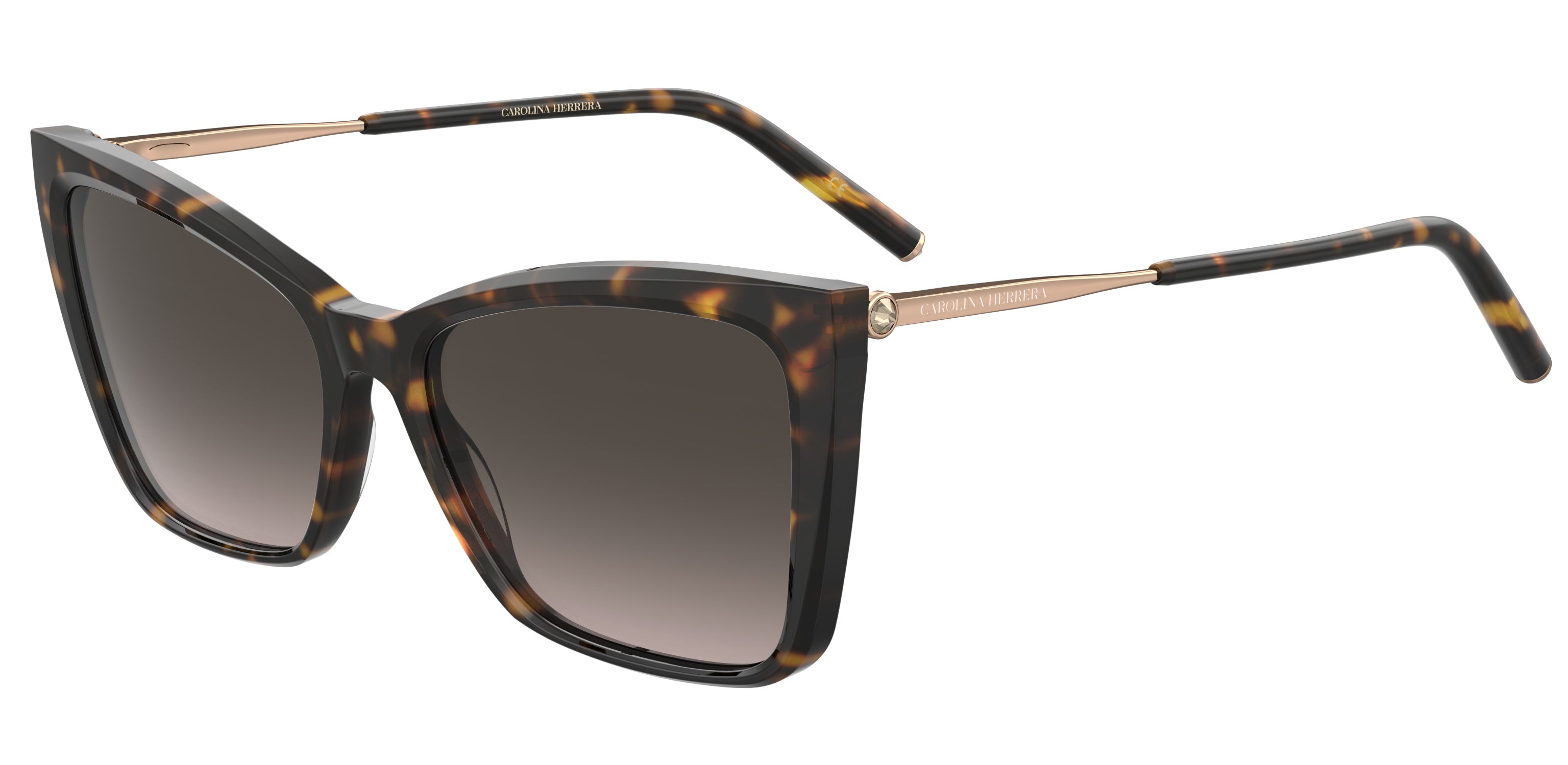 Occhiali da Sole Carolina Herrera HER0180/S Havana Gold Donna - Luxury Eyewear