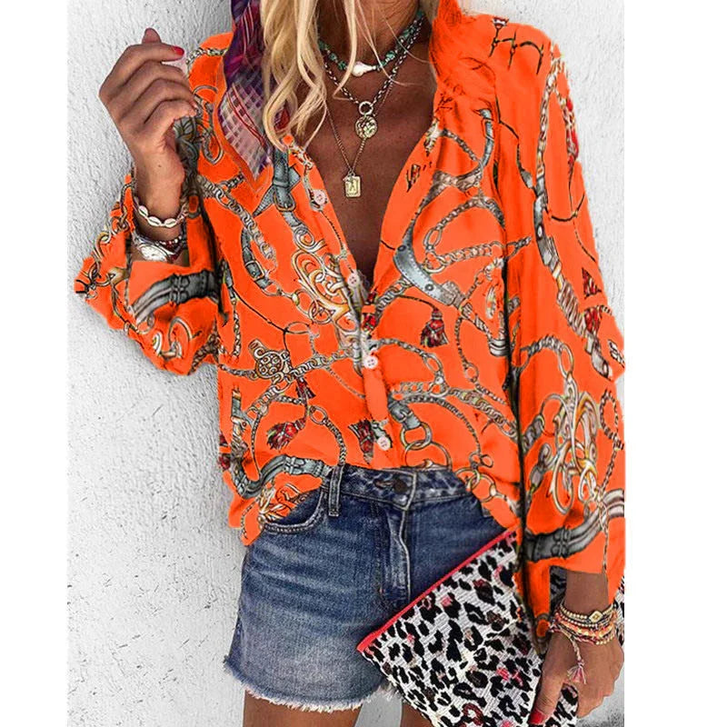 Long Sleeve Casual Women's Shirt - VAleG