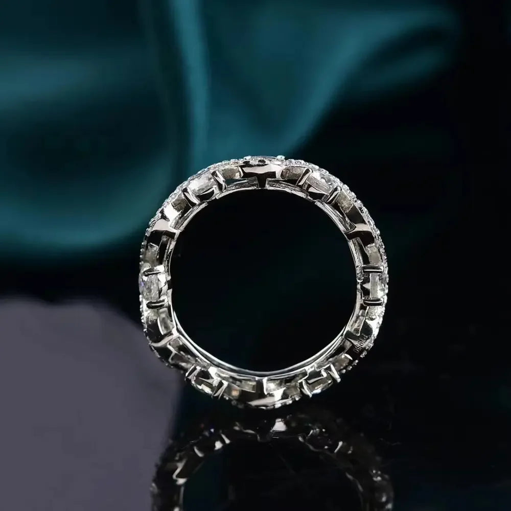 Moissanite 925 Sterling Silver Ring - VAleG