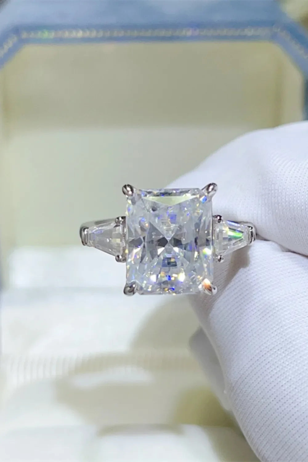 5 Carat Moissanite 925 Sterling Silver Ring - VAleG
