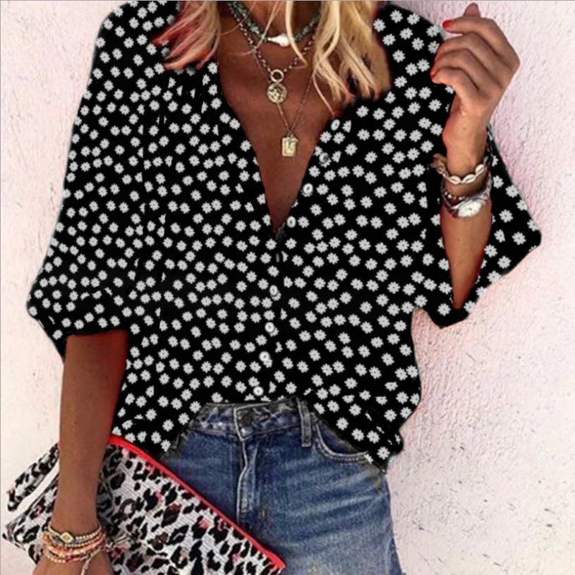 Long Sleeve Casual Women's Shirt - VAleG
