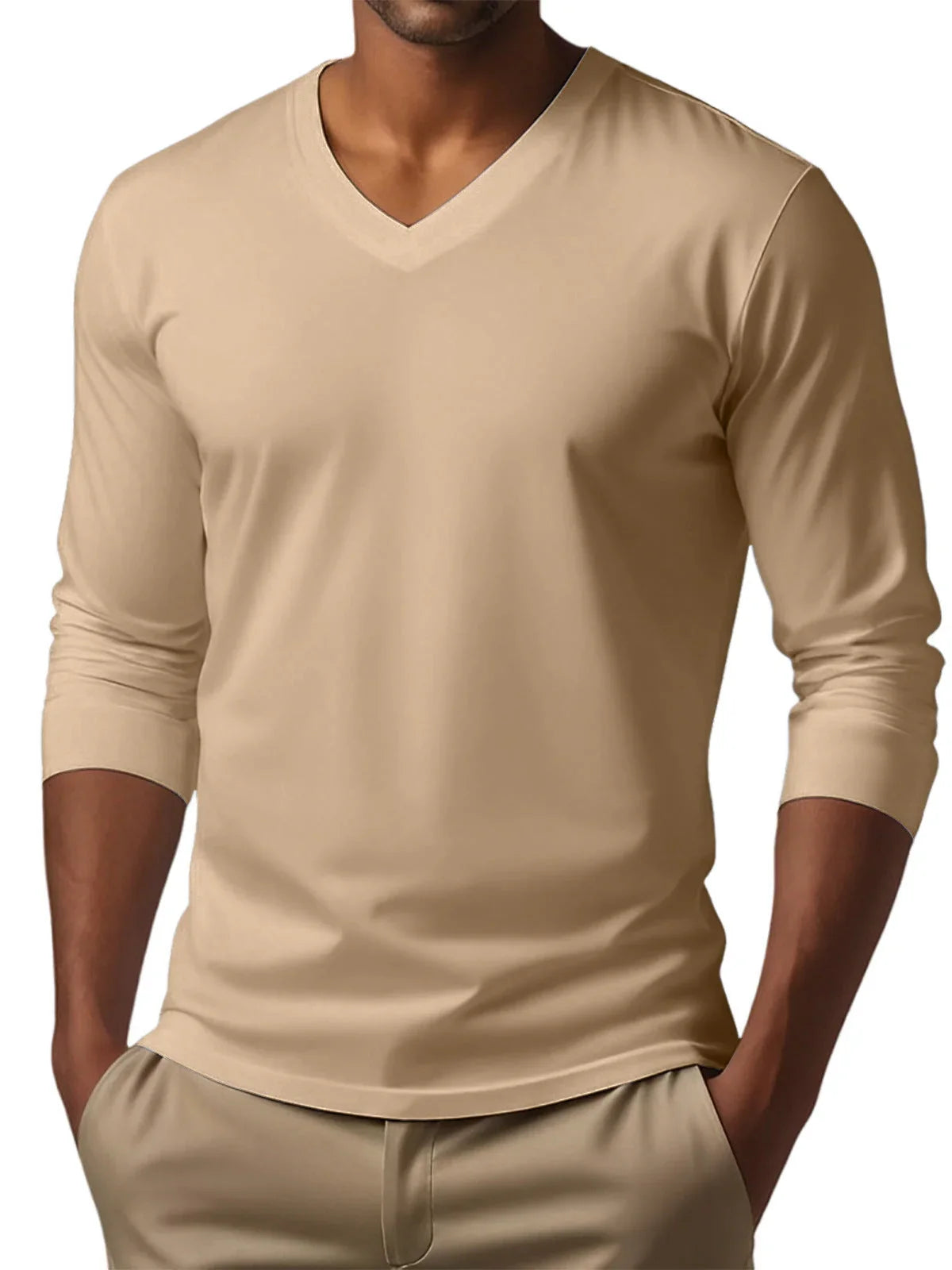 Men's Digital Printing Men's Versatile Long Sleeve - VAleG