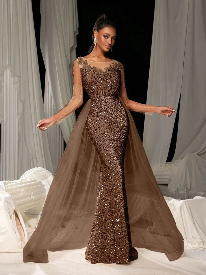 Women's Dance Lace Party Evening Dress - VAleG