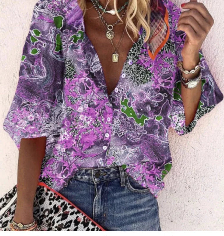 Very comfortable retro top - VAleG