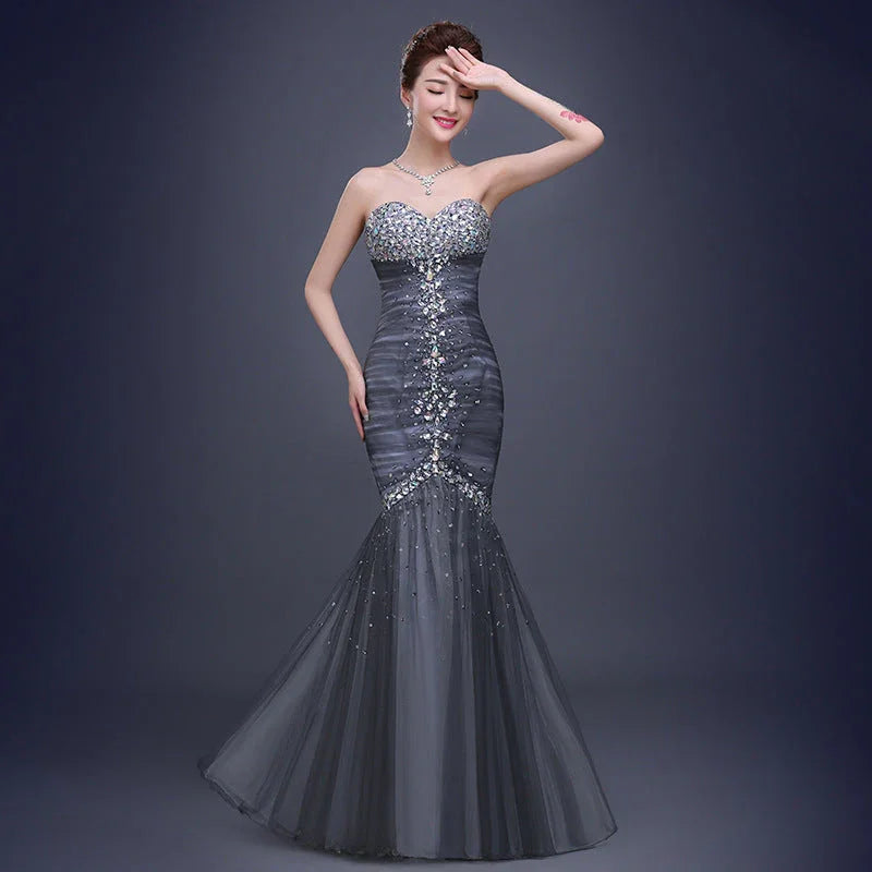 Ladies fishtail long evening dress - VAleG