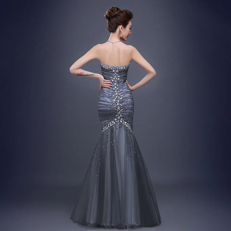 Ladies fishtail long evening dress - VAleG