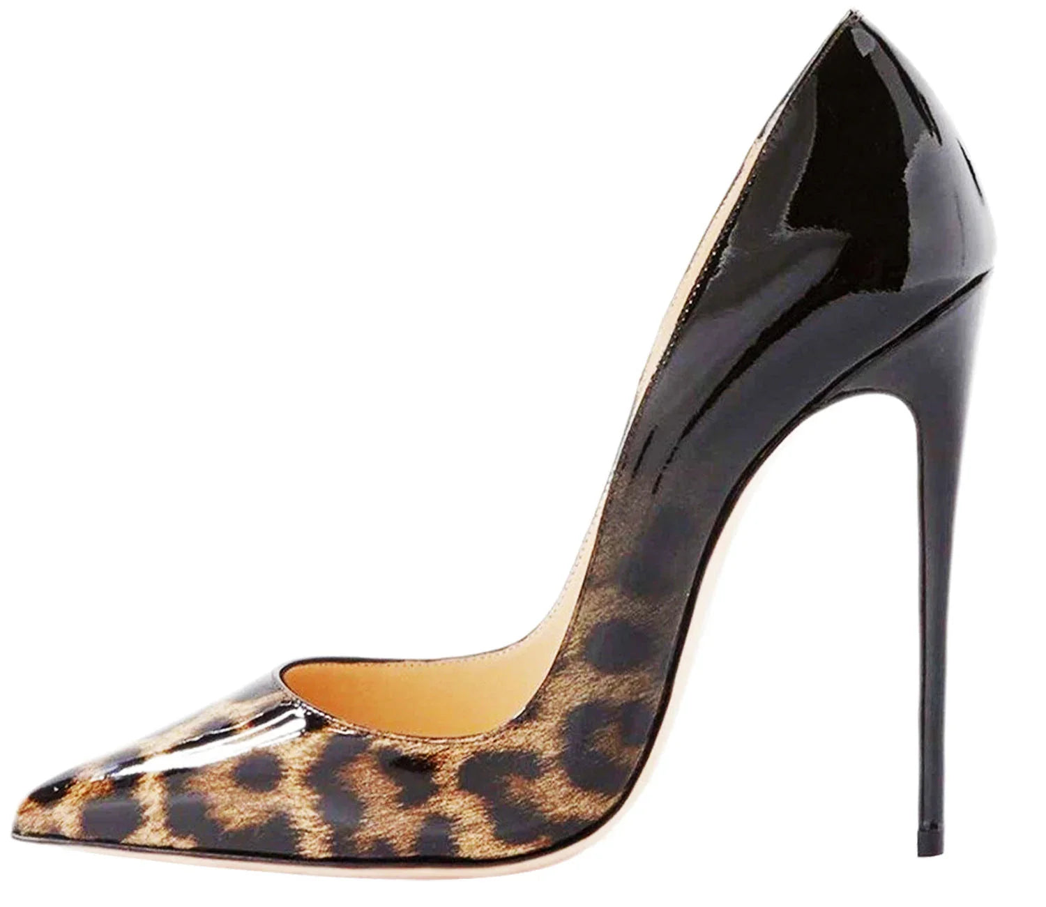 Animal Texture Pointed Toe High Heel Women's Shoes - VAleG