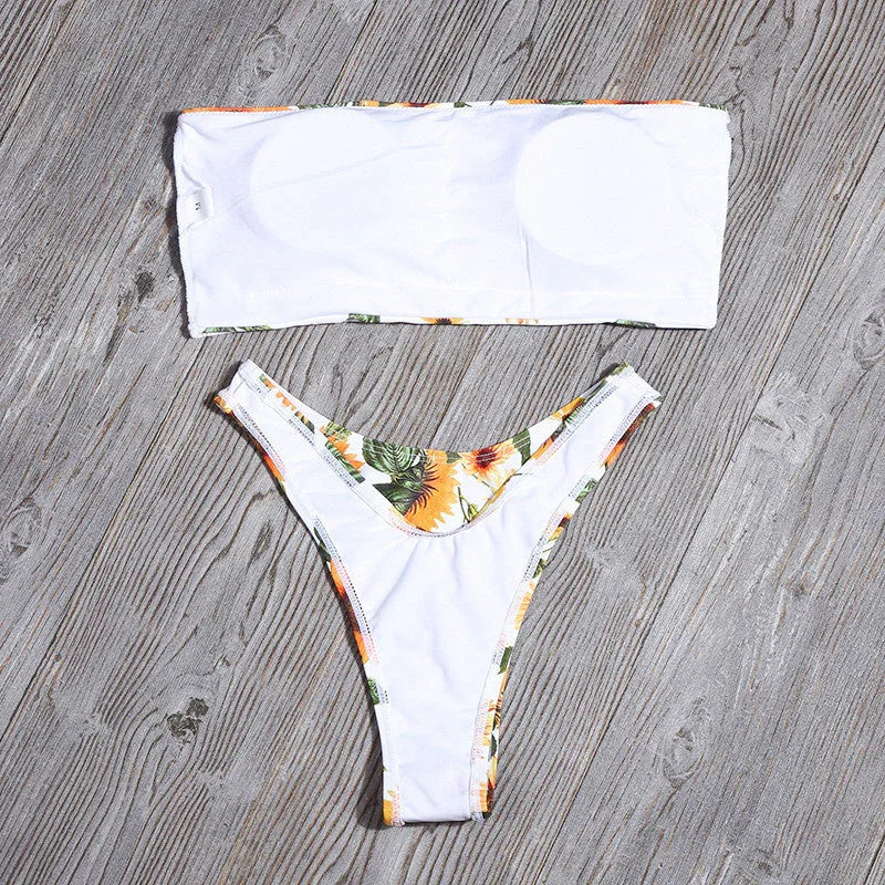 Split printed swimsuit - VAleG