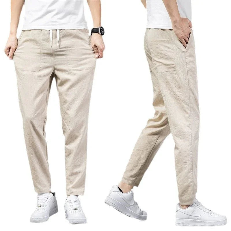 Solid Color Clean Version Thin Pants Male - VAleG