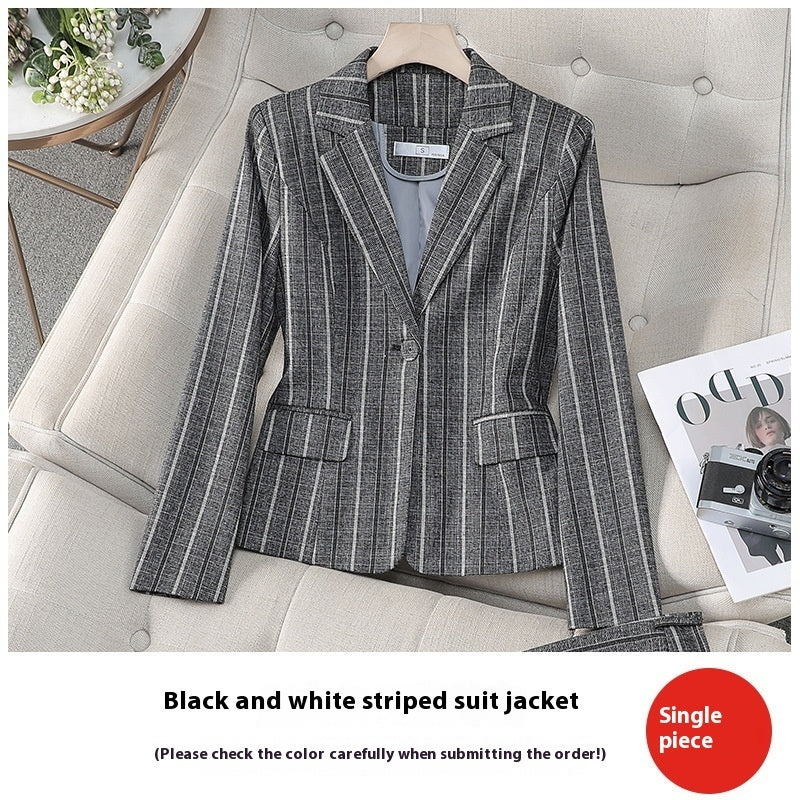 Completo da donna primaverile e autunnale, elegante, retrò, casual,di alta qualità