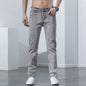 Straight Elastic Trend Versatile Retro Nostalgic Jeans For Men - VAleG