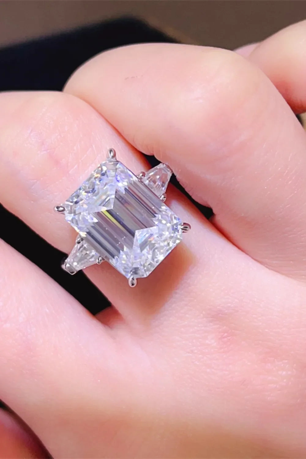 5 Carat Moissanite 925 Sterling Silver Ring - VAleG