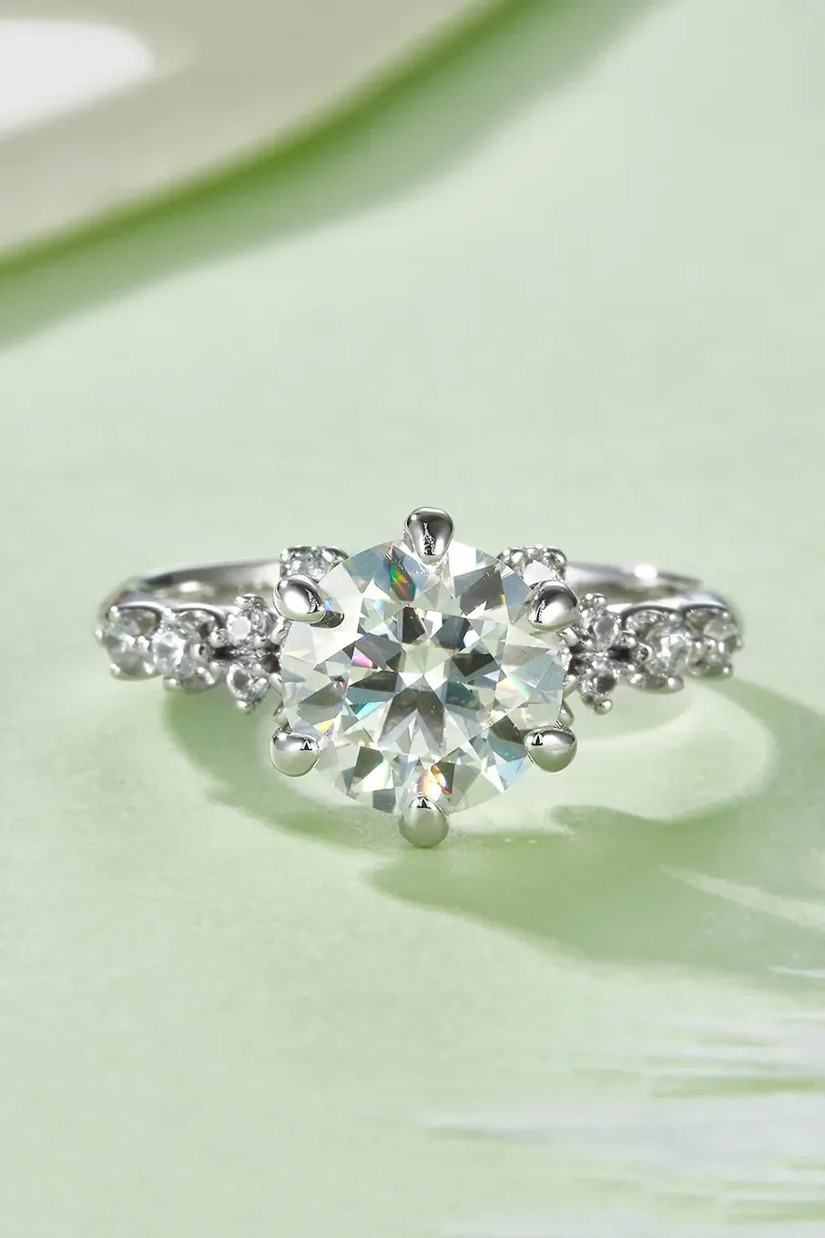 2 Carat Moissanite 925 Sterling Silver Ring - VAleG