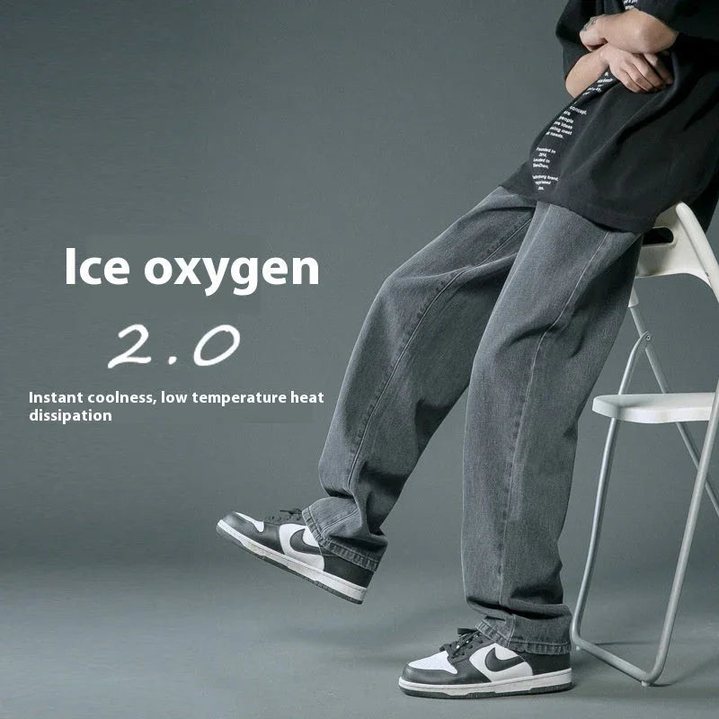 Loose Straight Summer Thin Jeans For Men - VAleG