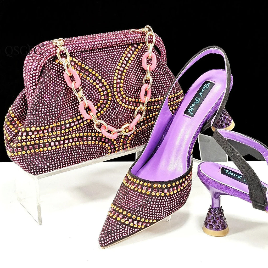 Pointed Toe Women's Shoes And Bags Suit Low-cut - VAleG