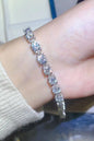 10 Carat Moissanite Platinum-Plated Bracelet - VAleG