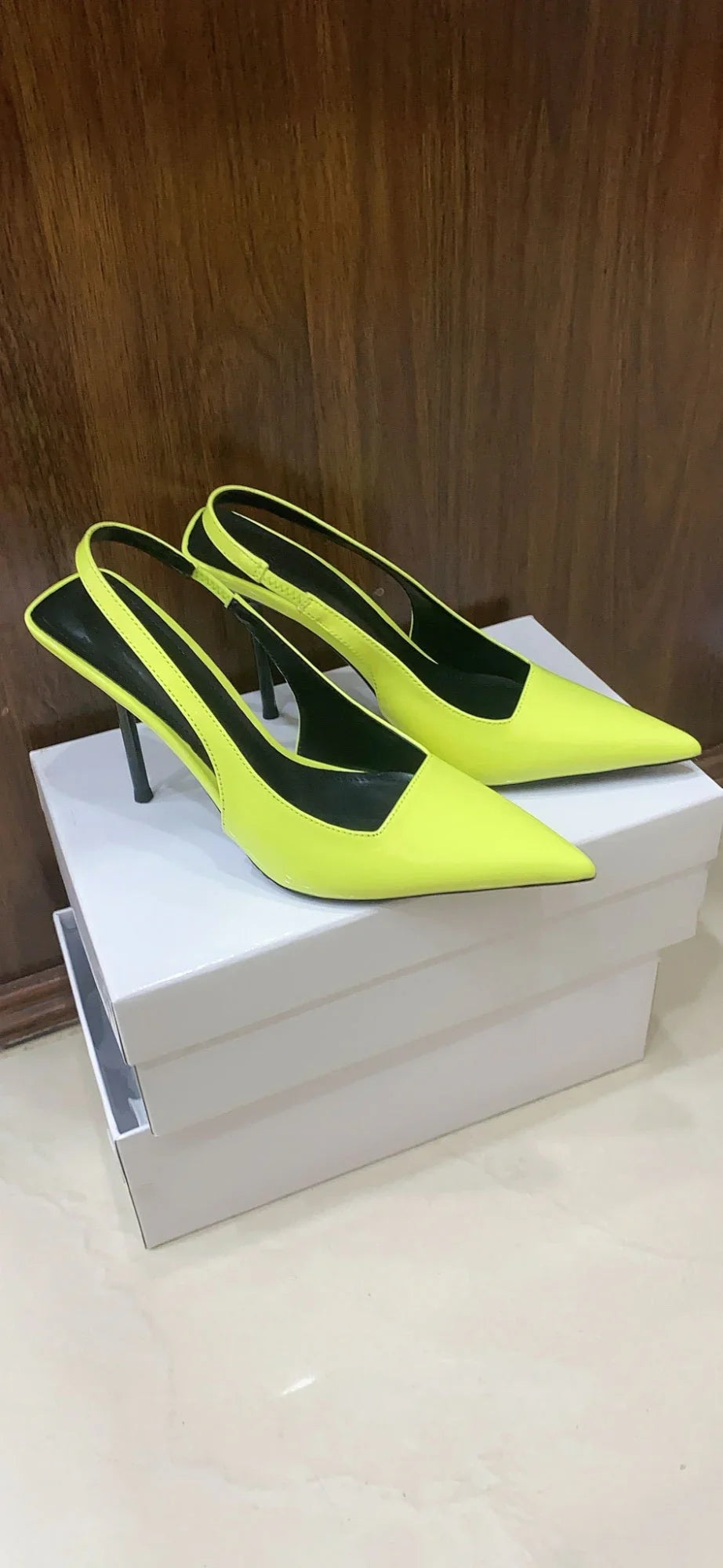 High Heel French Style Temperament Baotou Slingback Sandals - VAleG