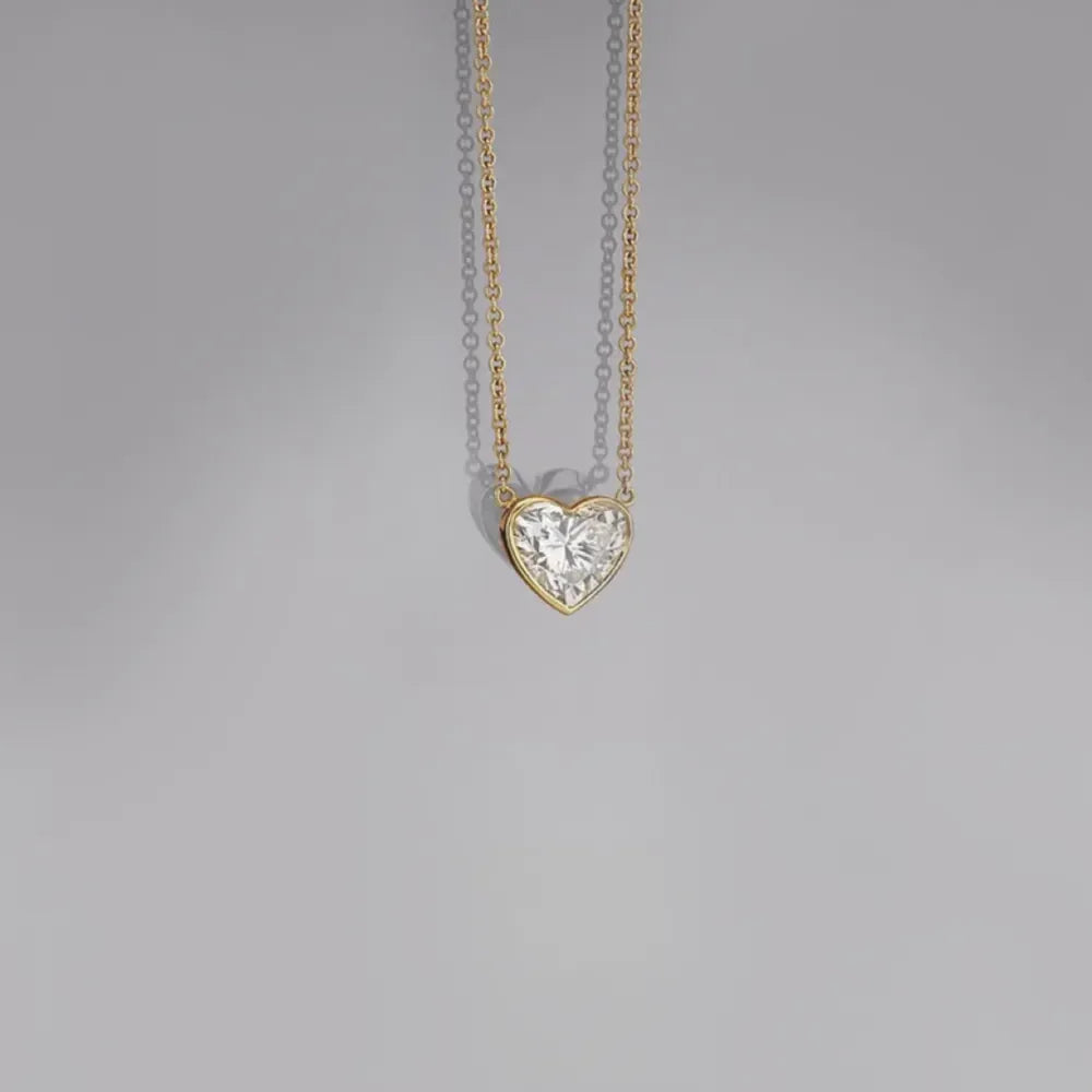 18K Gold-Plated Stainless Steel Pendant Necklace - VAleG