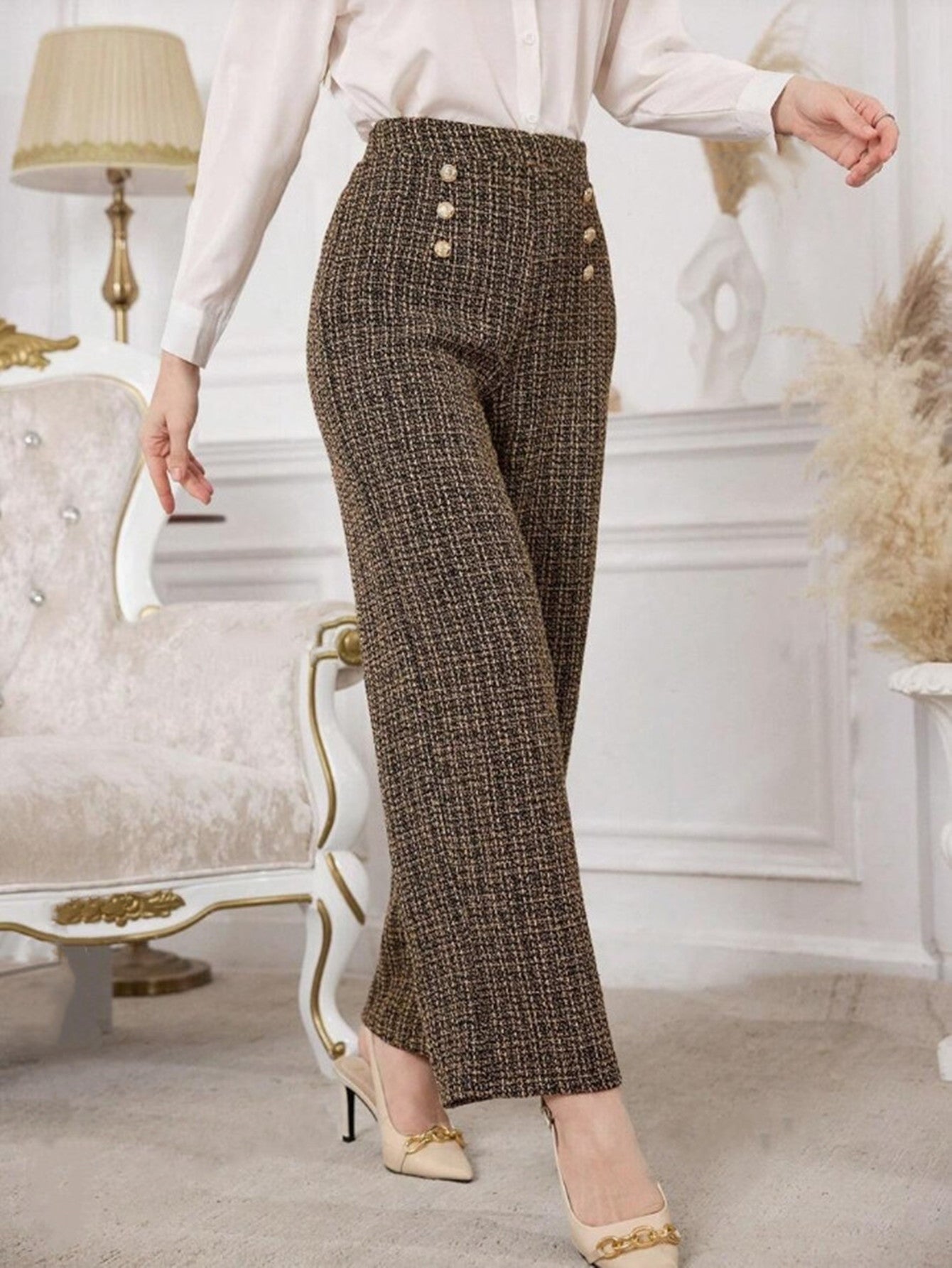 pantaloni a gamba larga