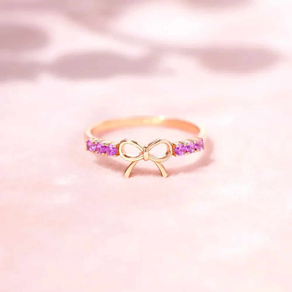 925 Sterling Silver Bow Ring - VAleG
