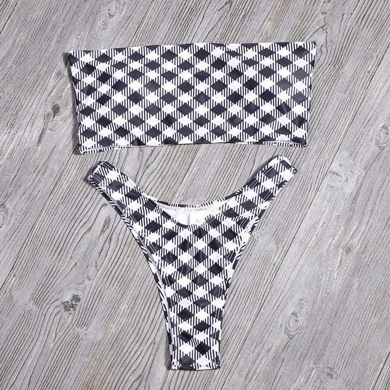 Split printed swimsuit - VAleG