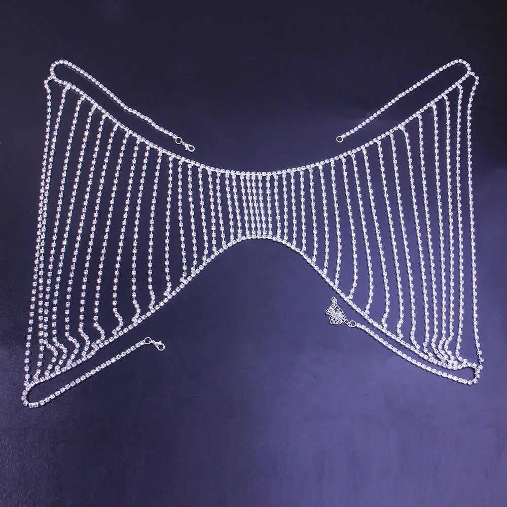 Diamond Fringe Body Chain Beach Bikini - VAleG