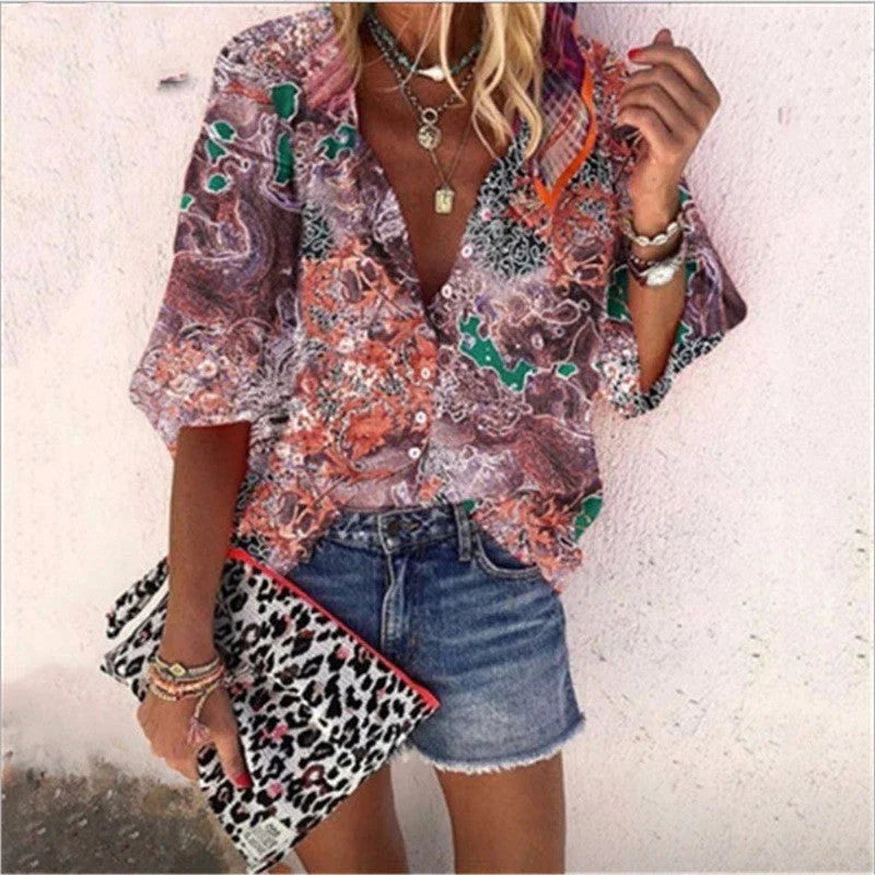 9-point sleeve versatile loose printed lining - VAleG
