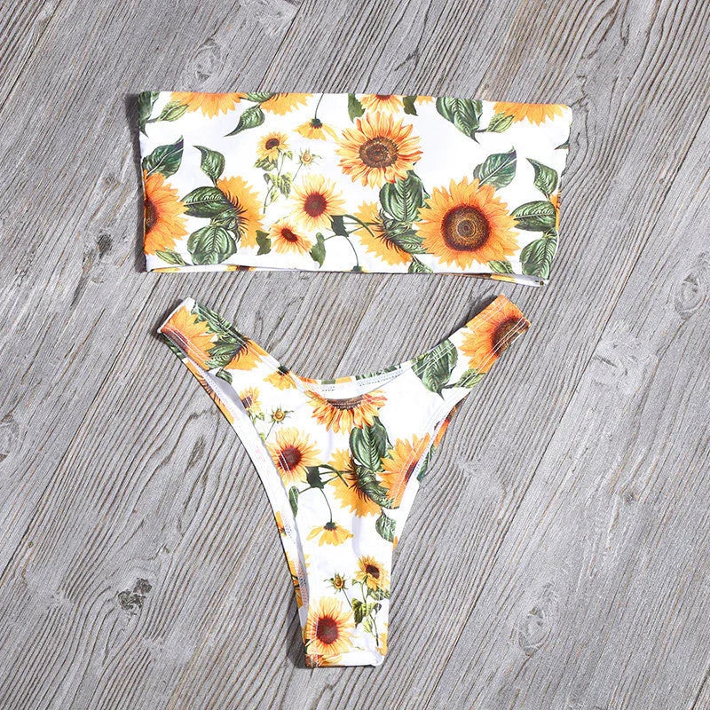 Split printed swimsuit - VAleG