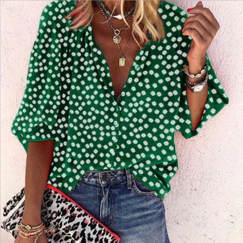 Long Sleeve Casual Women's Shirt - VAleG