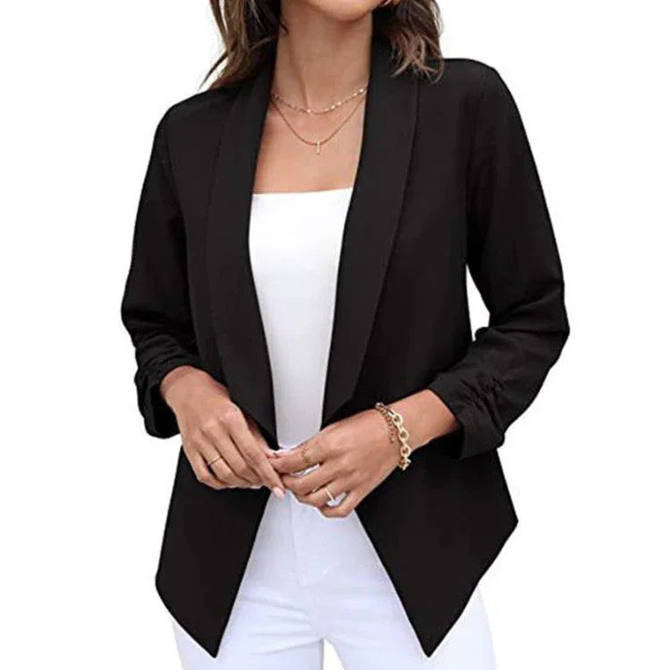 Women's Blazer Free Iron Casual Professional Suit - VAleG