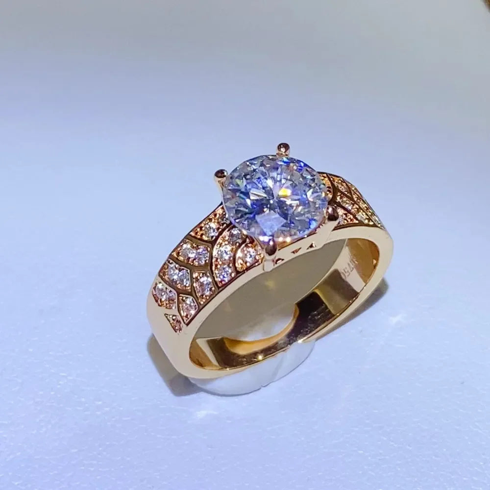 1.5 Carat 925 Sterling Silver Moissanite Ring - VAleG