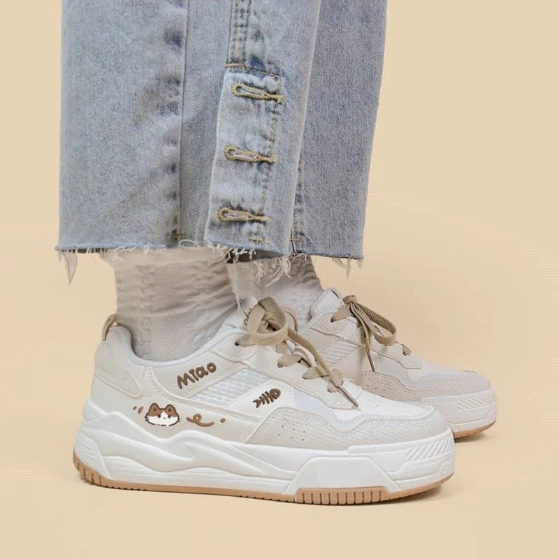 Soft Bottom Cute Wild Khaki Shoes - VAleG