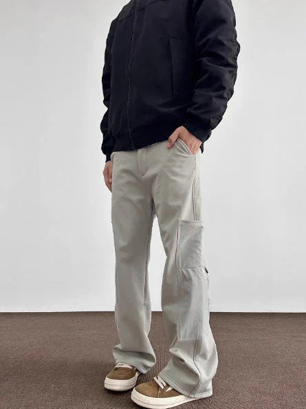 American Vibe Straight Side Zipper Three-proof Outdoor Keep Warm Soft Pants - VAleG