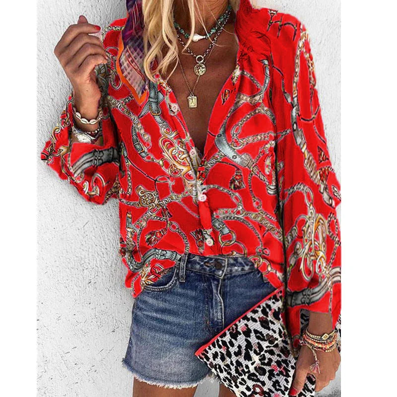 Long Sleeve Casual Women's Shirt - VAleG