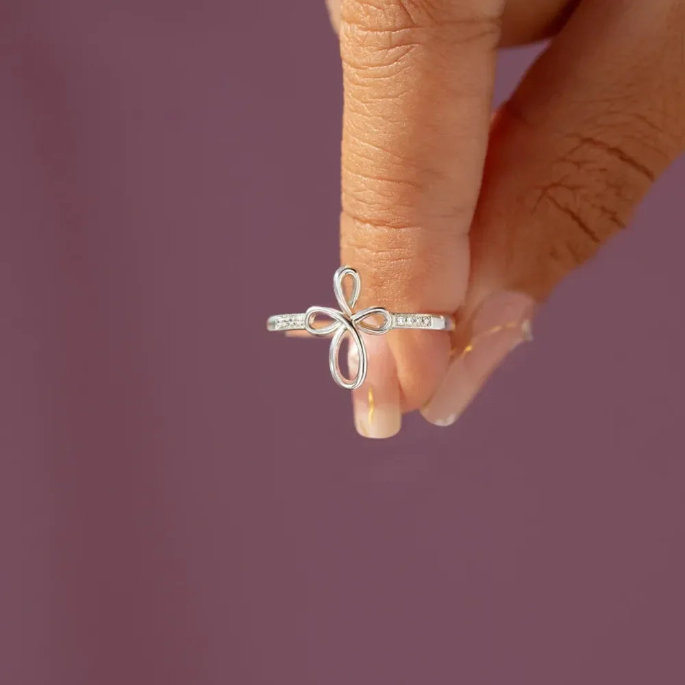 925 Sterling Silver Geometric Ring - VAleG