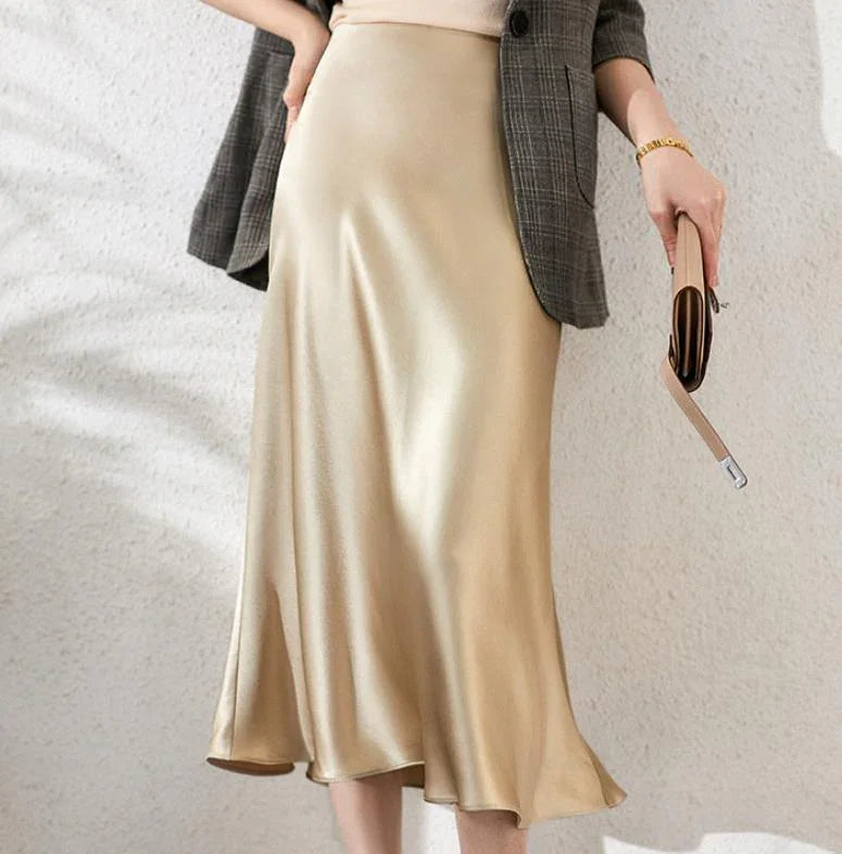 Cold Style French Style Solid Color Skirt Women's Clothing - VAleG