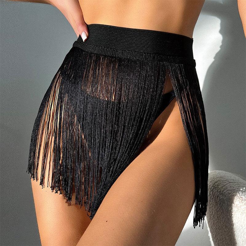 Ladies Tassel Beach Holiday Short Dress - VAleG