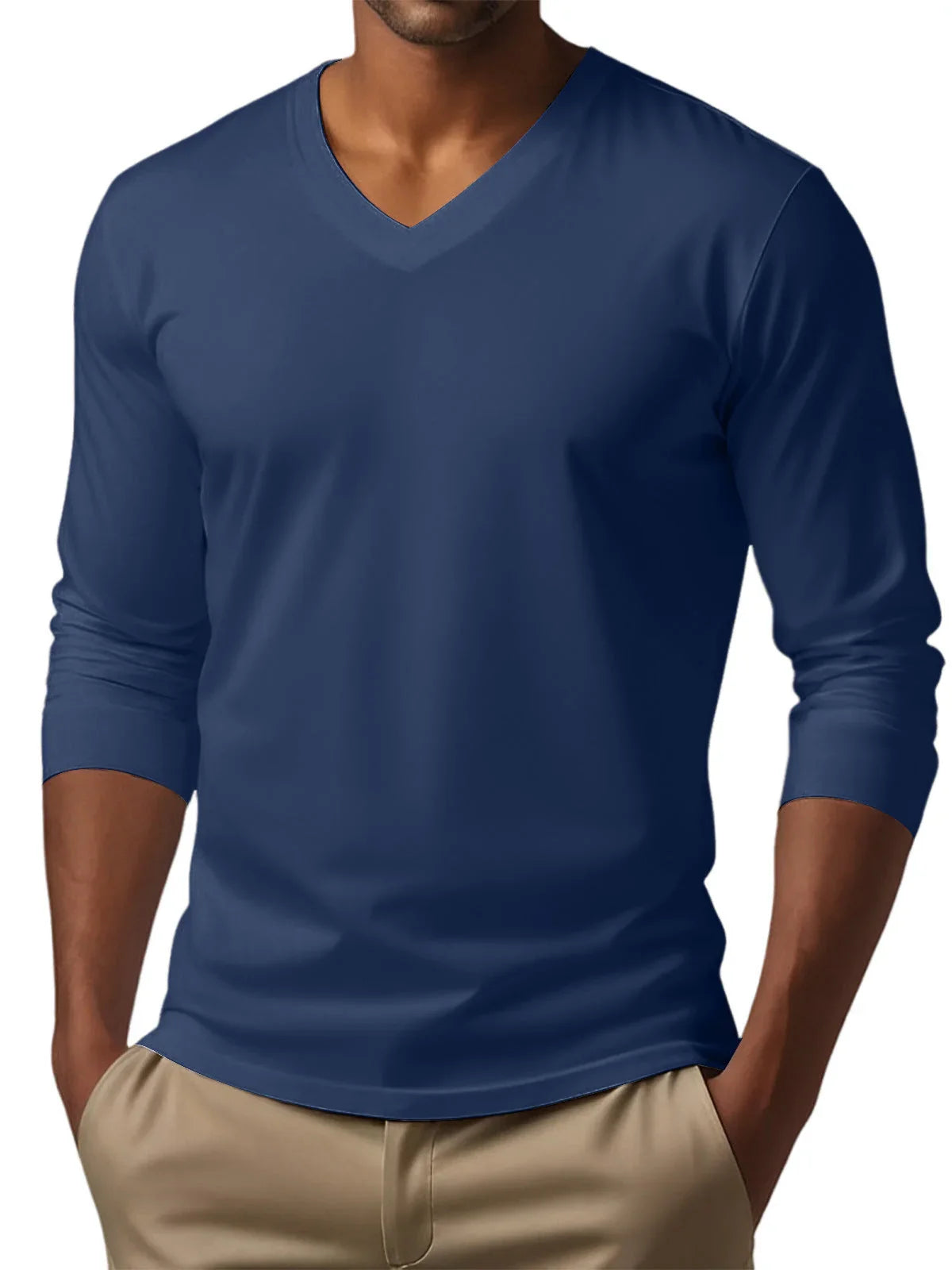 Men's Digital Printing Men's Versatile Long Sleeve - VAleG