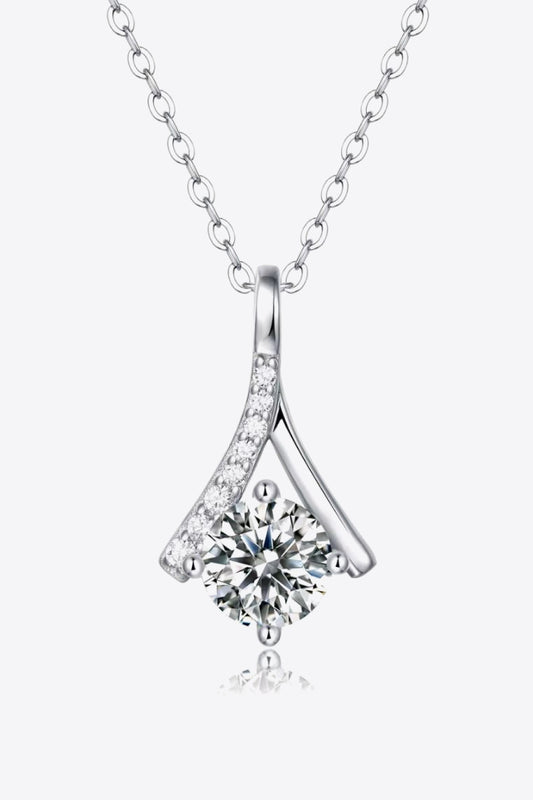 Special Occasion 1 Carat Moissanite Pendant Necklace - VAleG