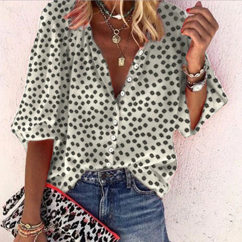 Long Sleeve Casual Women's Shirt - VAleG