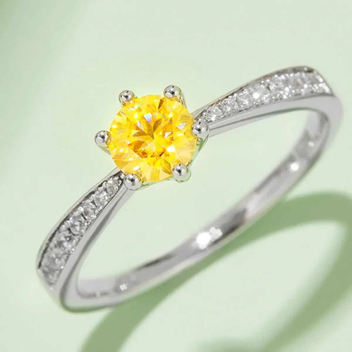 Moissanite 925 Sterling Silver Ring - VAleG