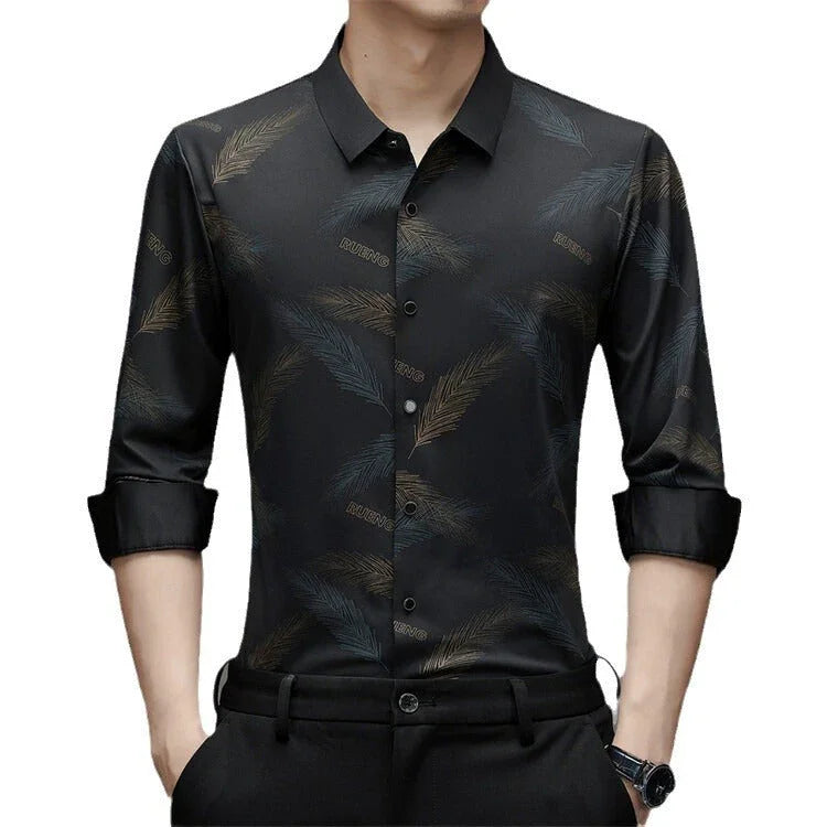 Long Sleeve Shirt Men's Trendy Non-ironing - VAleG