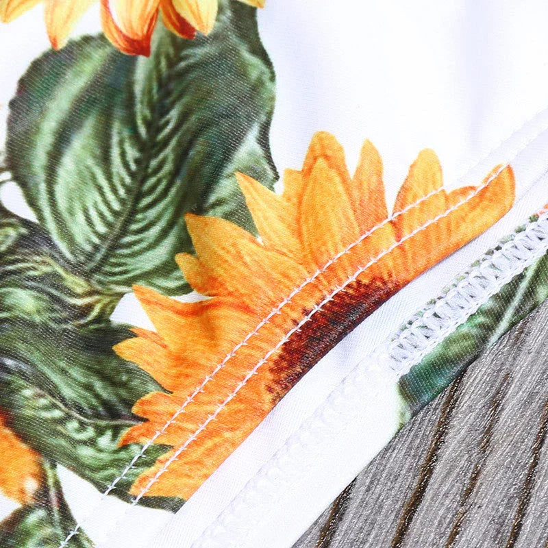 Split printed swimsuit - VAleG