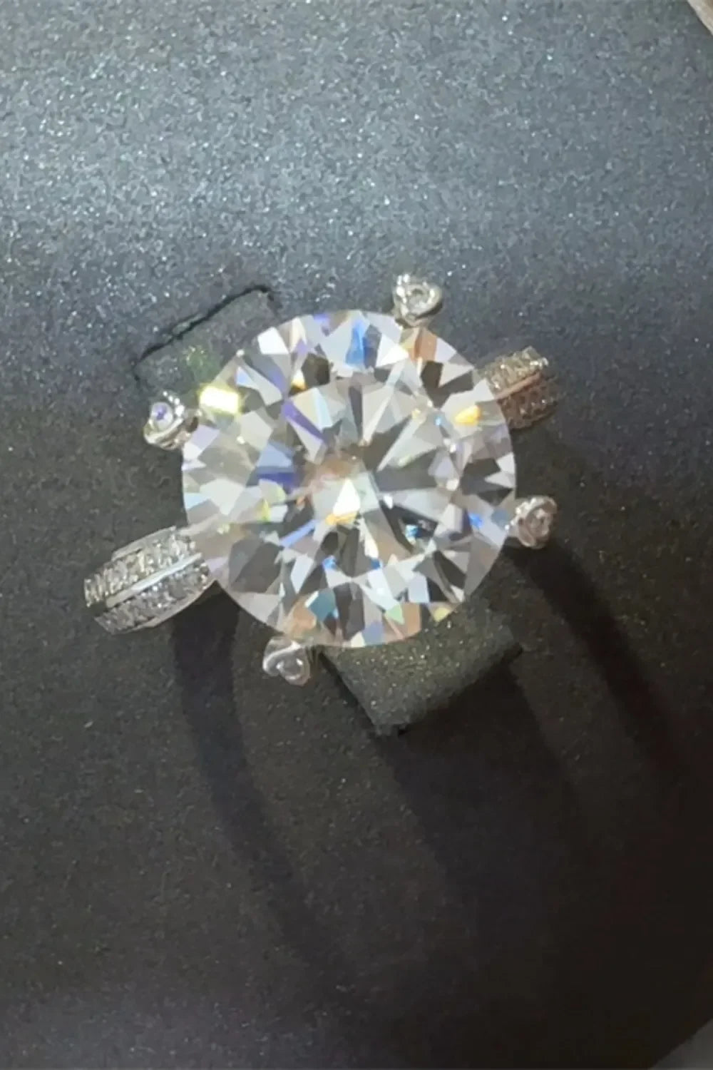 5 Carat Moissanite 925 Sterling Silver Ring - VAleG