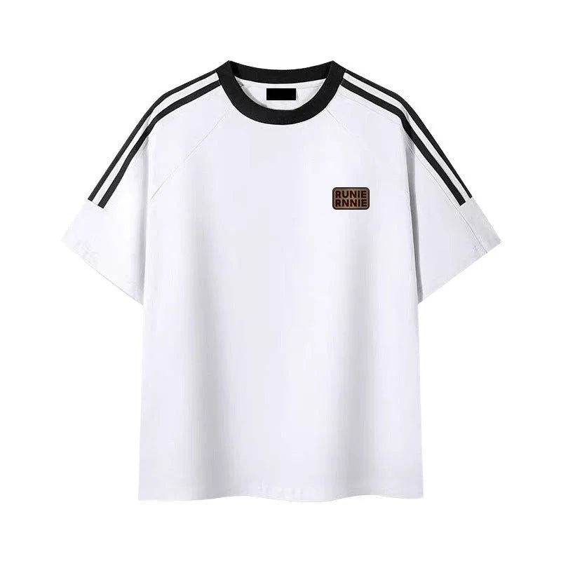 Men's Summer Clothes American Printed Cotton Half Sleeve - VAleG