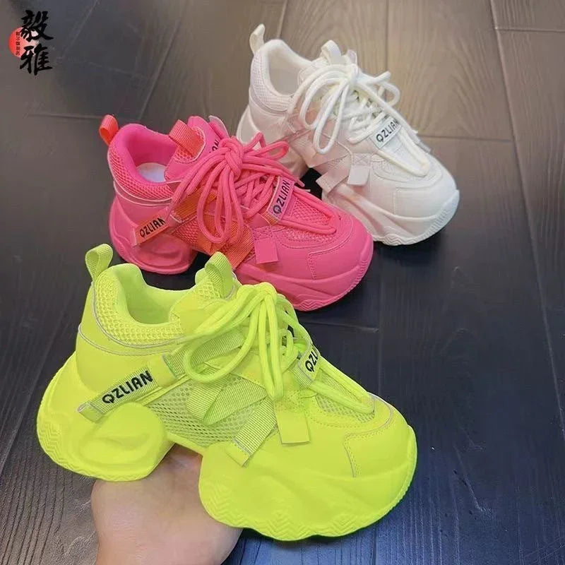 Fashion Thick Bottom Sneaker Women's All-match - VAleG